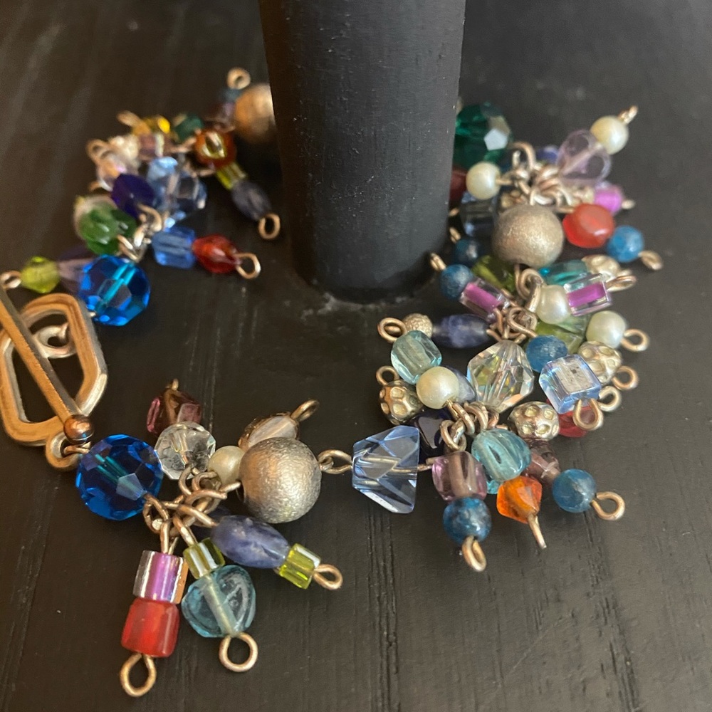 Bright Beads Dangle Bracelet